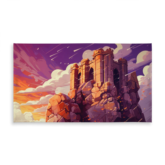 The Last Remains - Orange Indoor Outdoor Tablecloth for Home Decor