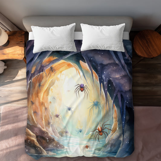 Dire White Duvet Cover - Elegant Home Decor Accent