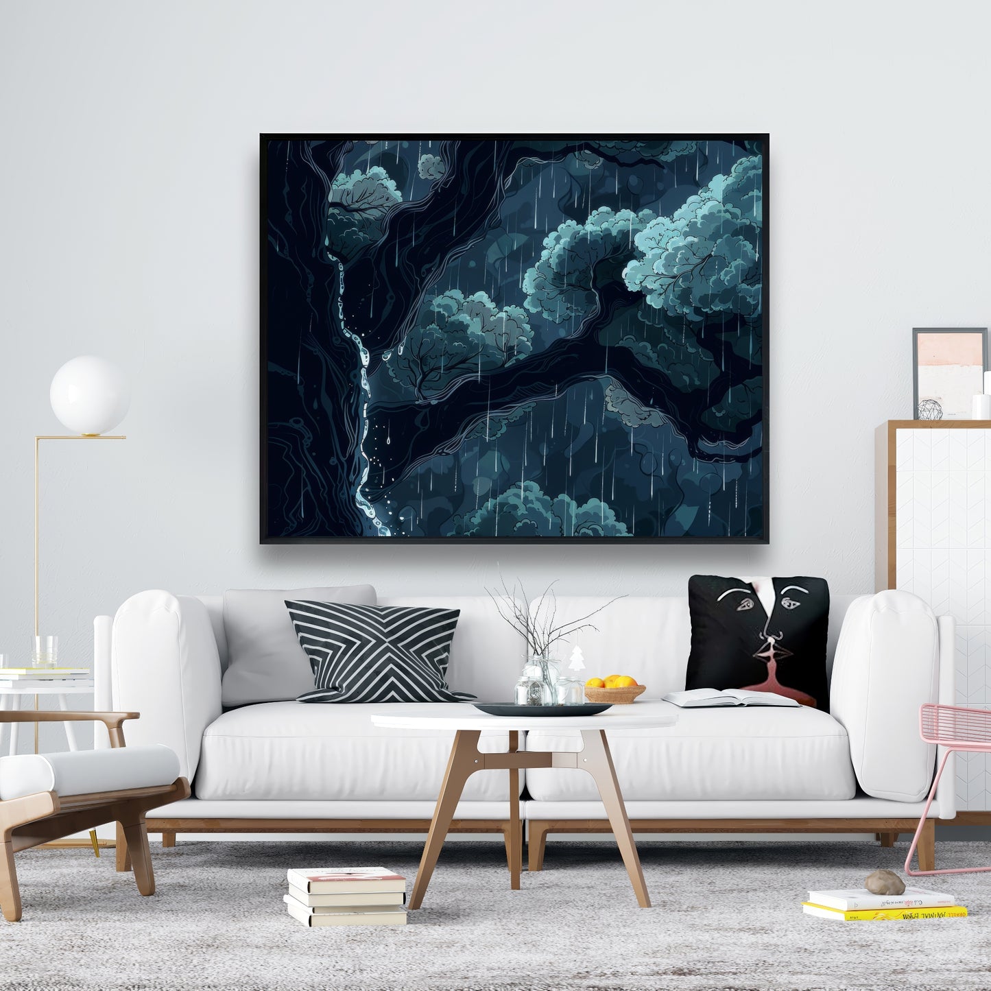 Canopy - 36"x36" Framed canvas