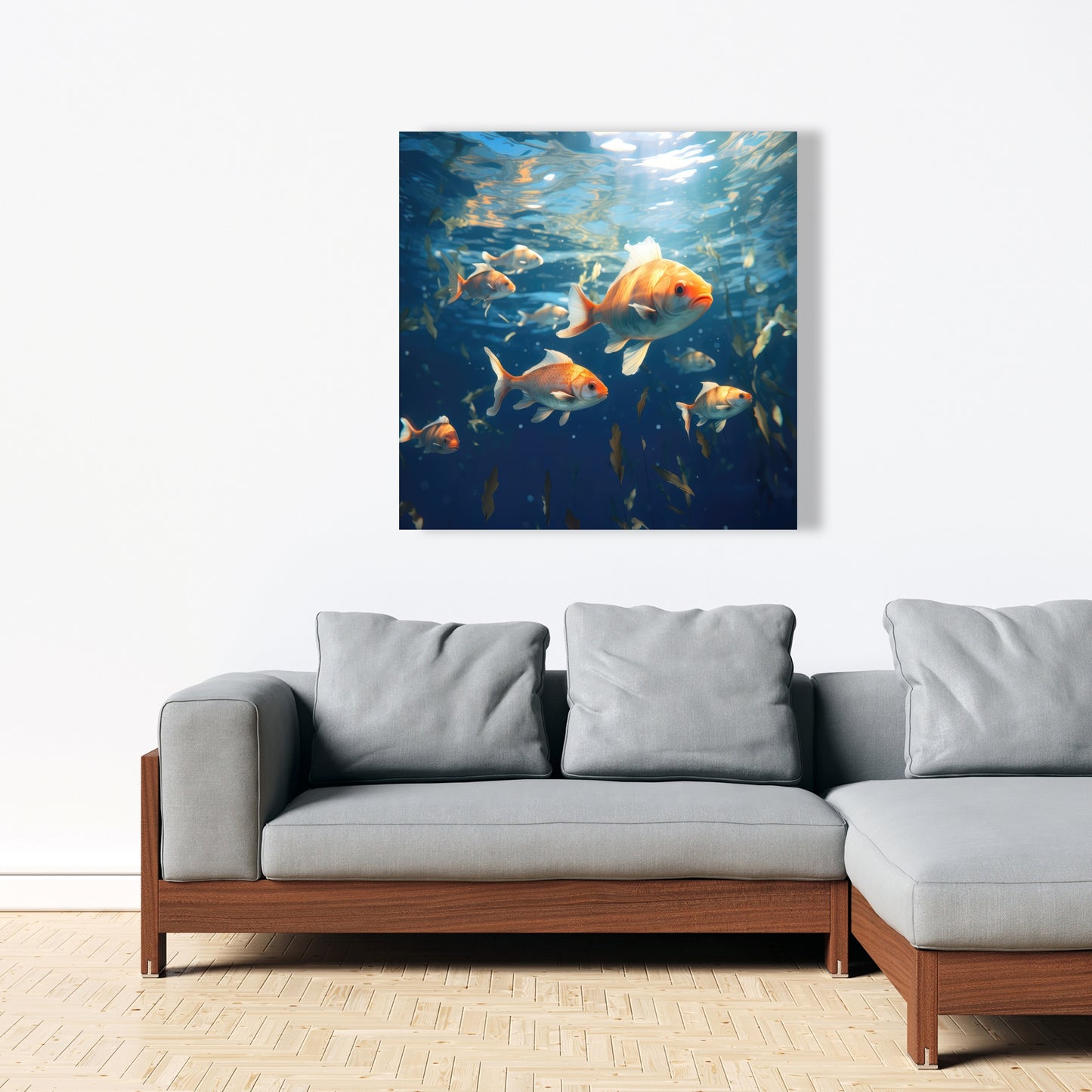 Free flow - 32"x32" Canvas