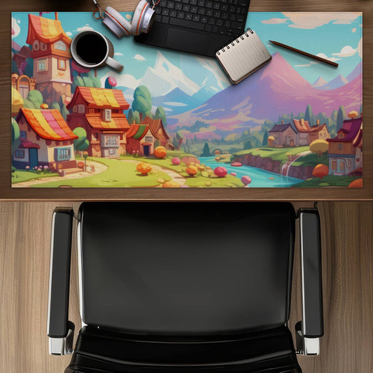 Sweet town - Desk Mat