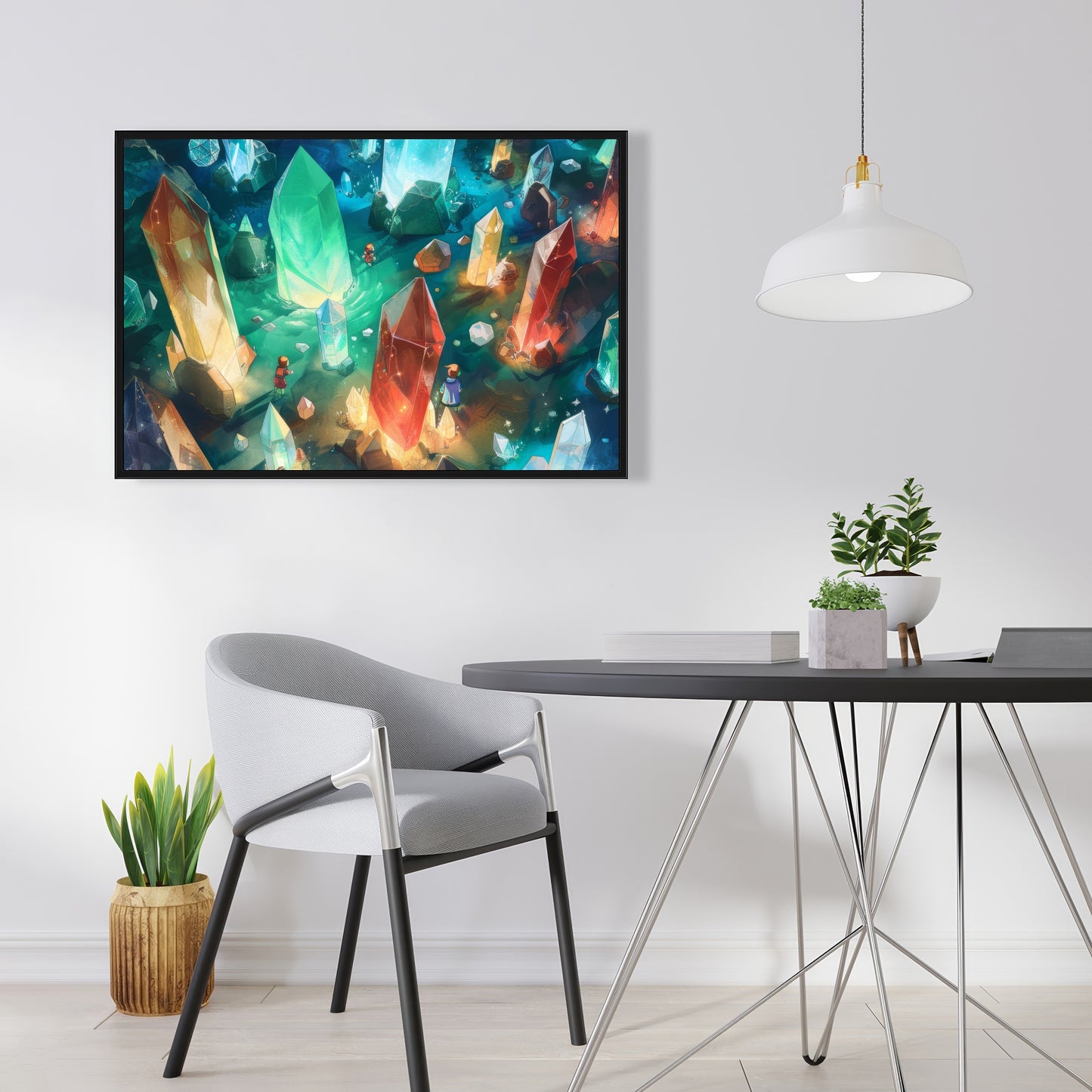 The quest - 36"x36" Framed canvas