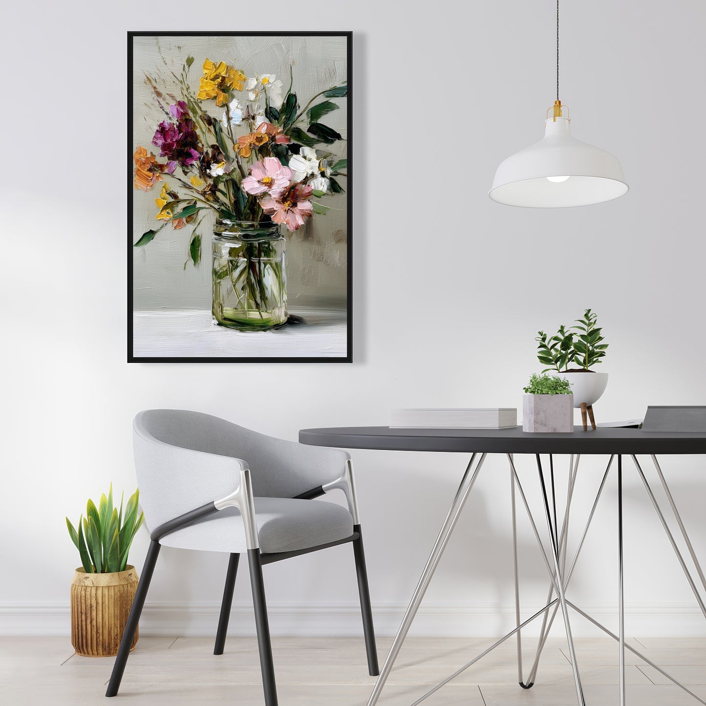 Still life - 24"x24" Framed canvas