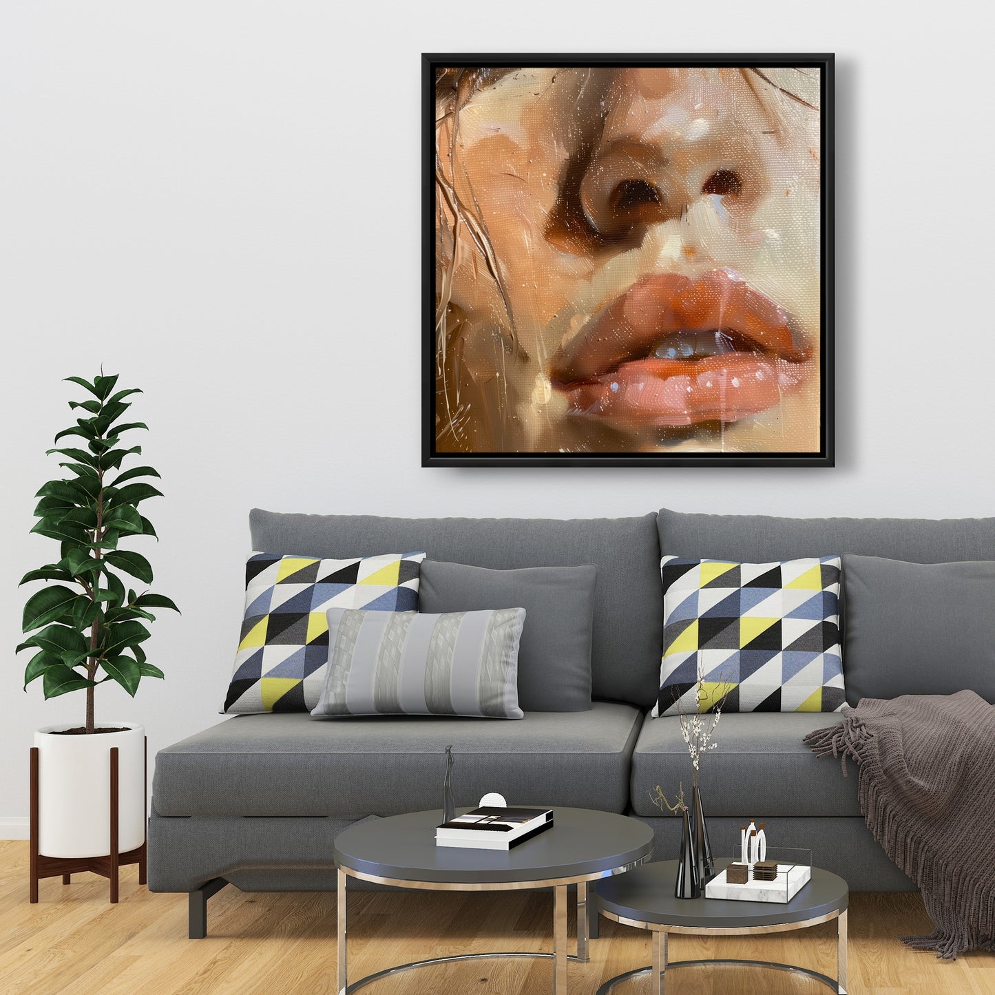 Lust - 24"x24" Framed canvas