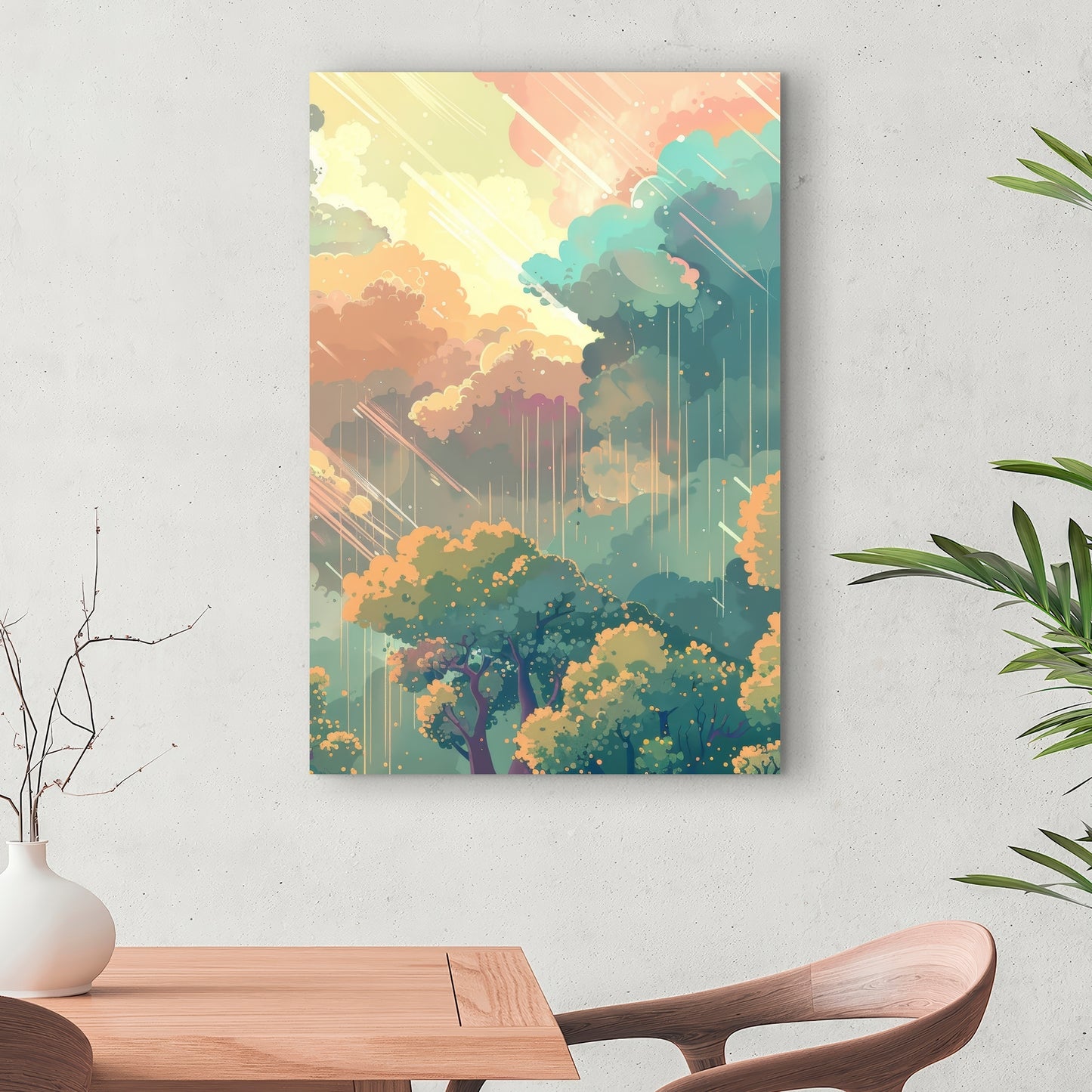 Crystal winds - 32"x32" Canvas