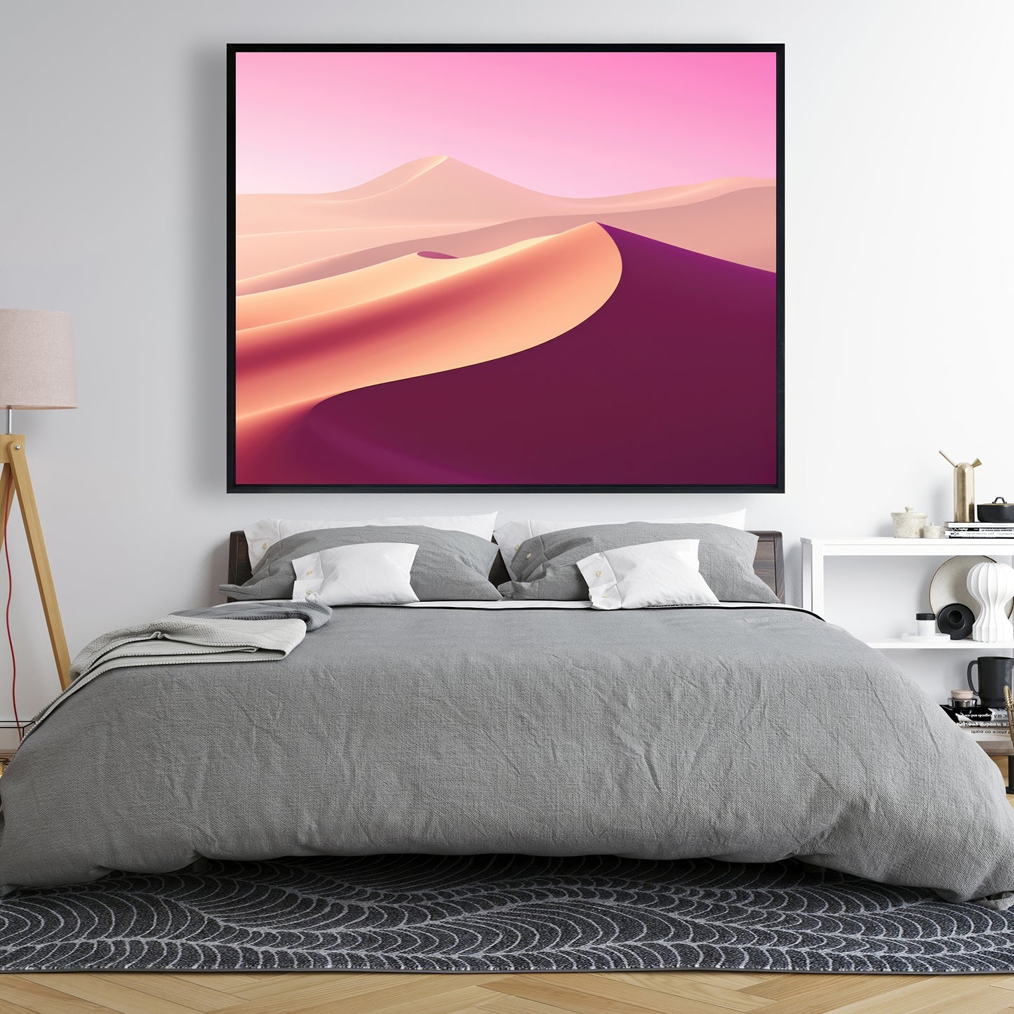Calm dunes - 36"x36" Framed canvas