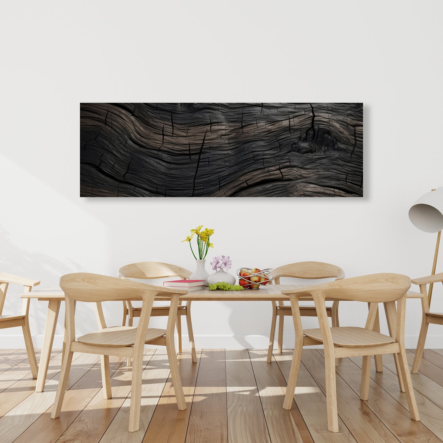 Dark wood - 32"x32" Canvas