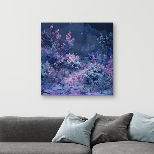 Cold night - 32"x32" Canvas