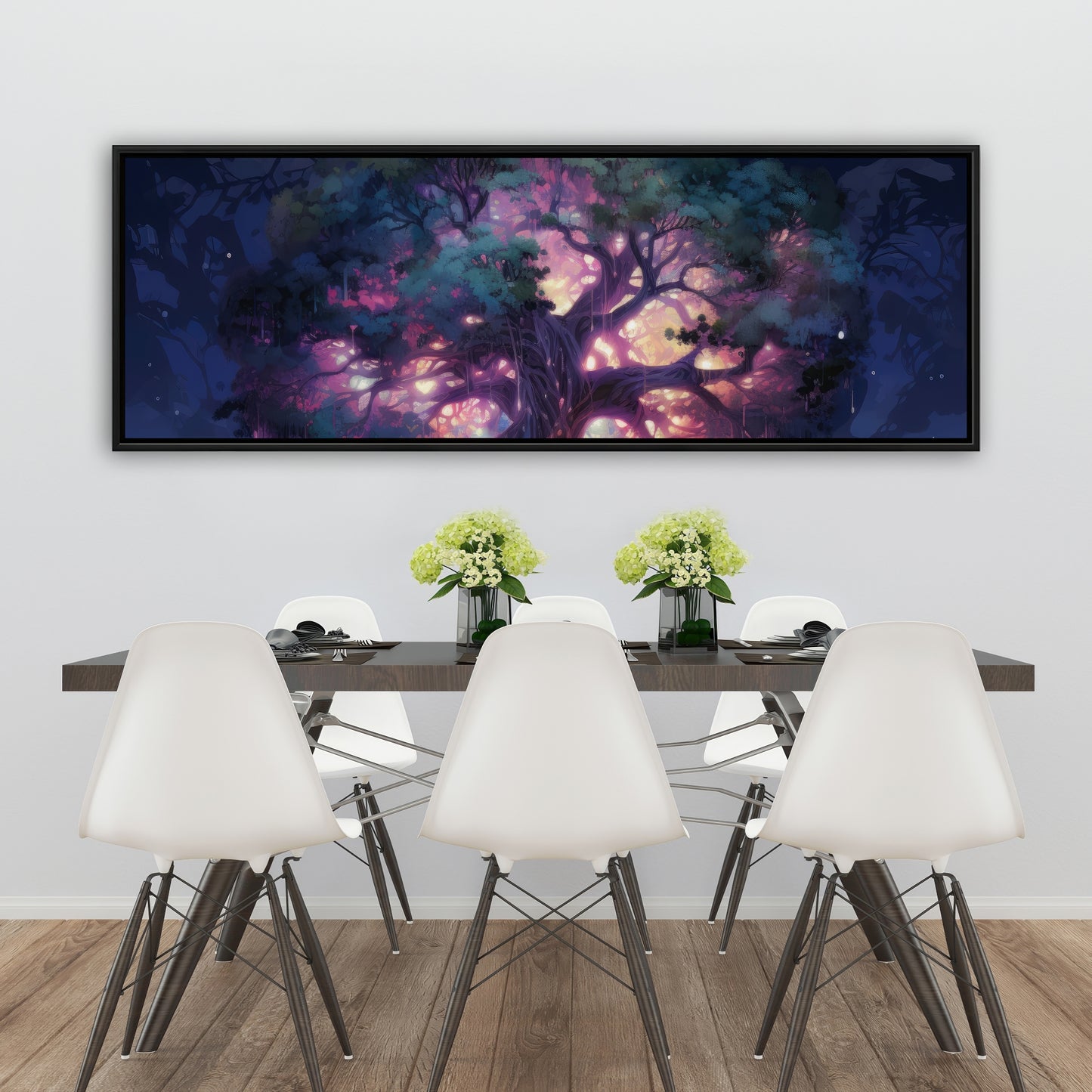 The Power of Nature - Green Framed Canvas Home Decor