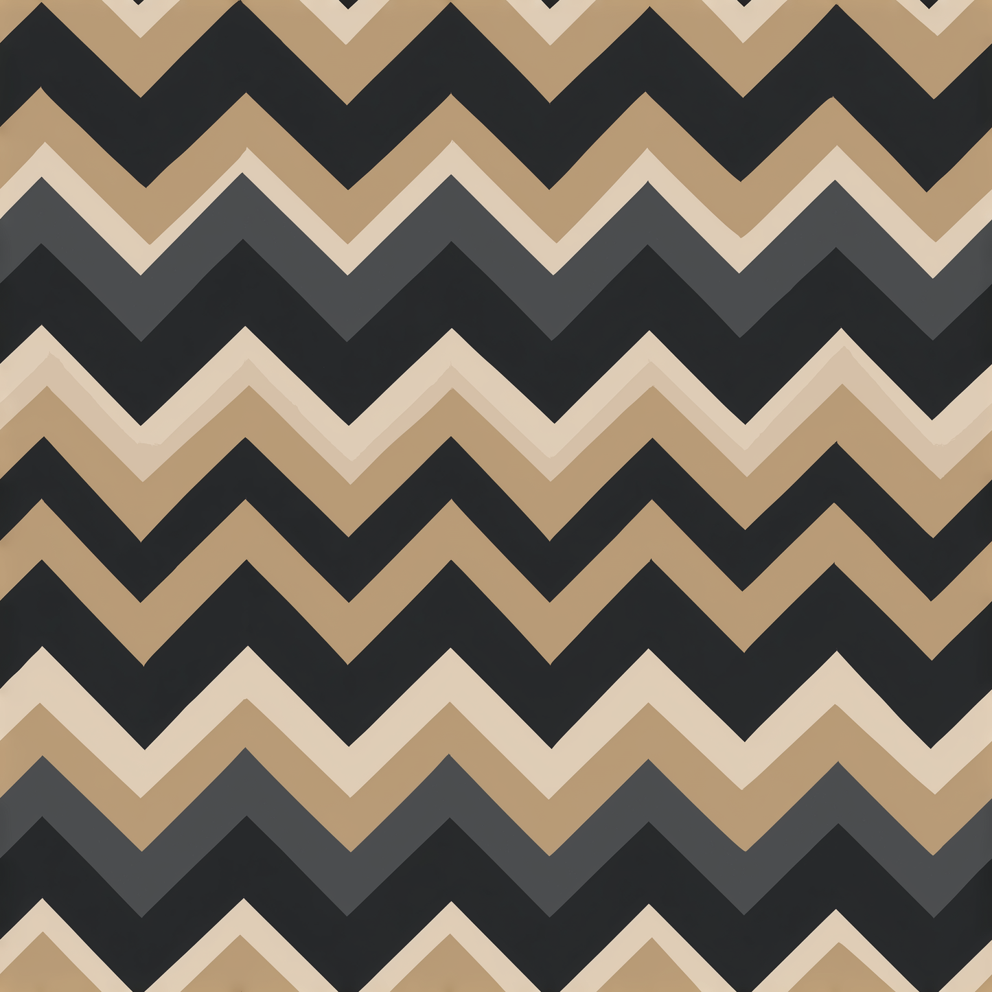Earth Tone Waves Shower Curtain | Stylish Home Decor