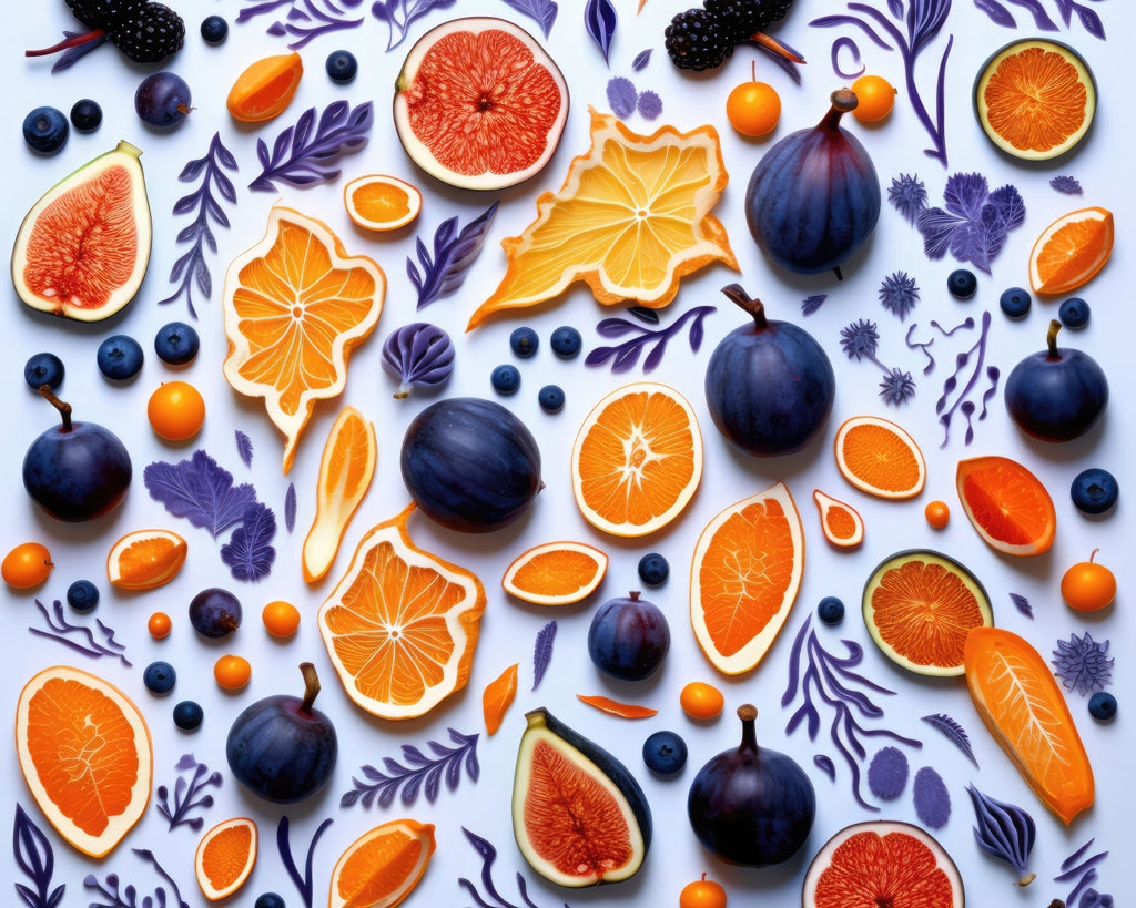 Fruity Skins - Red Braided Polyester Placemat for Home Decor