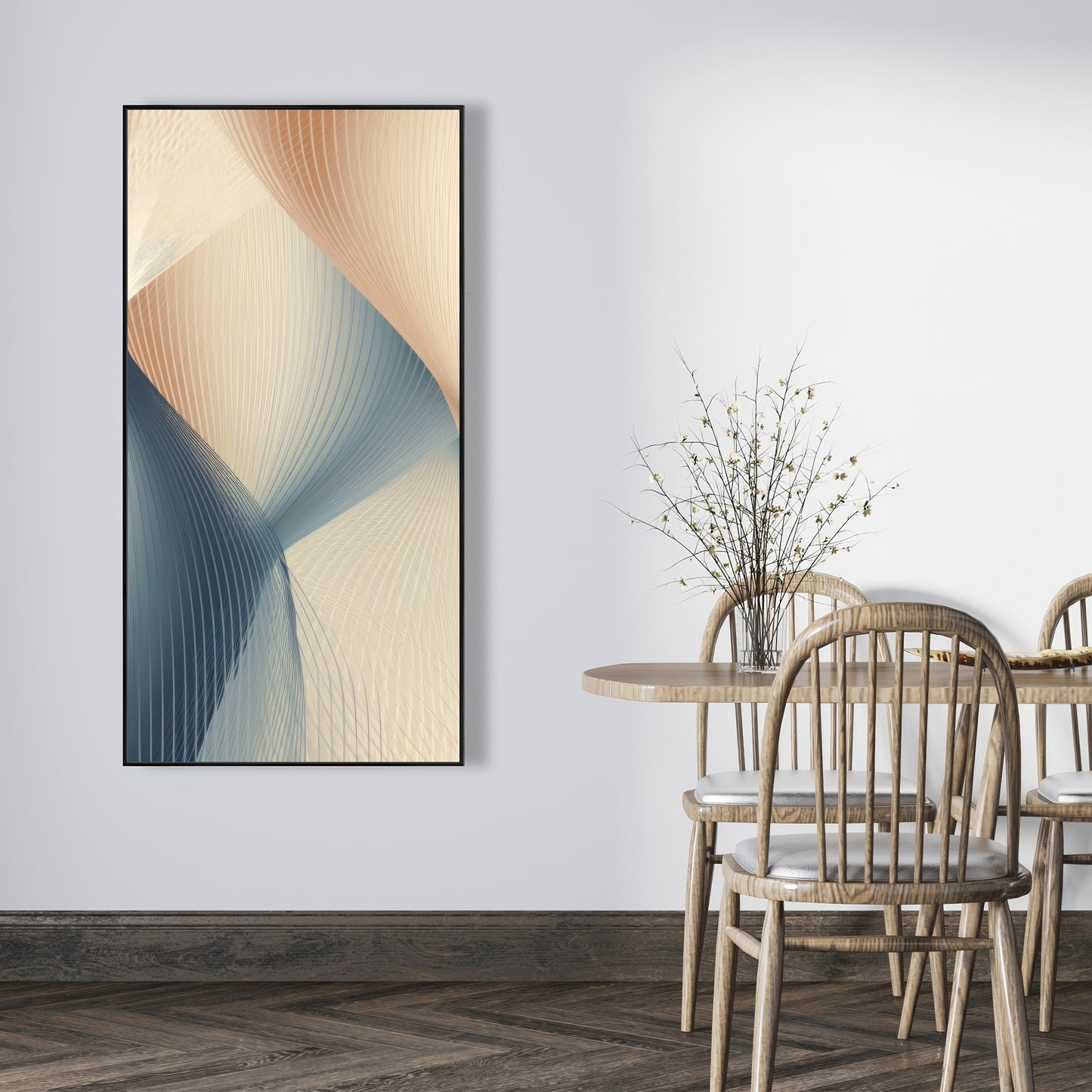 Heavenly threads - 36"x36" Framed canvas