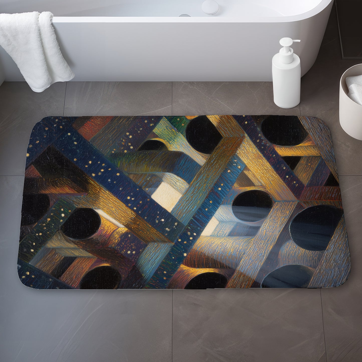 Pipe dream - 17"x24" Bath mat