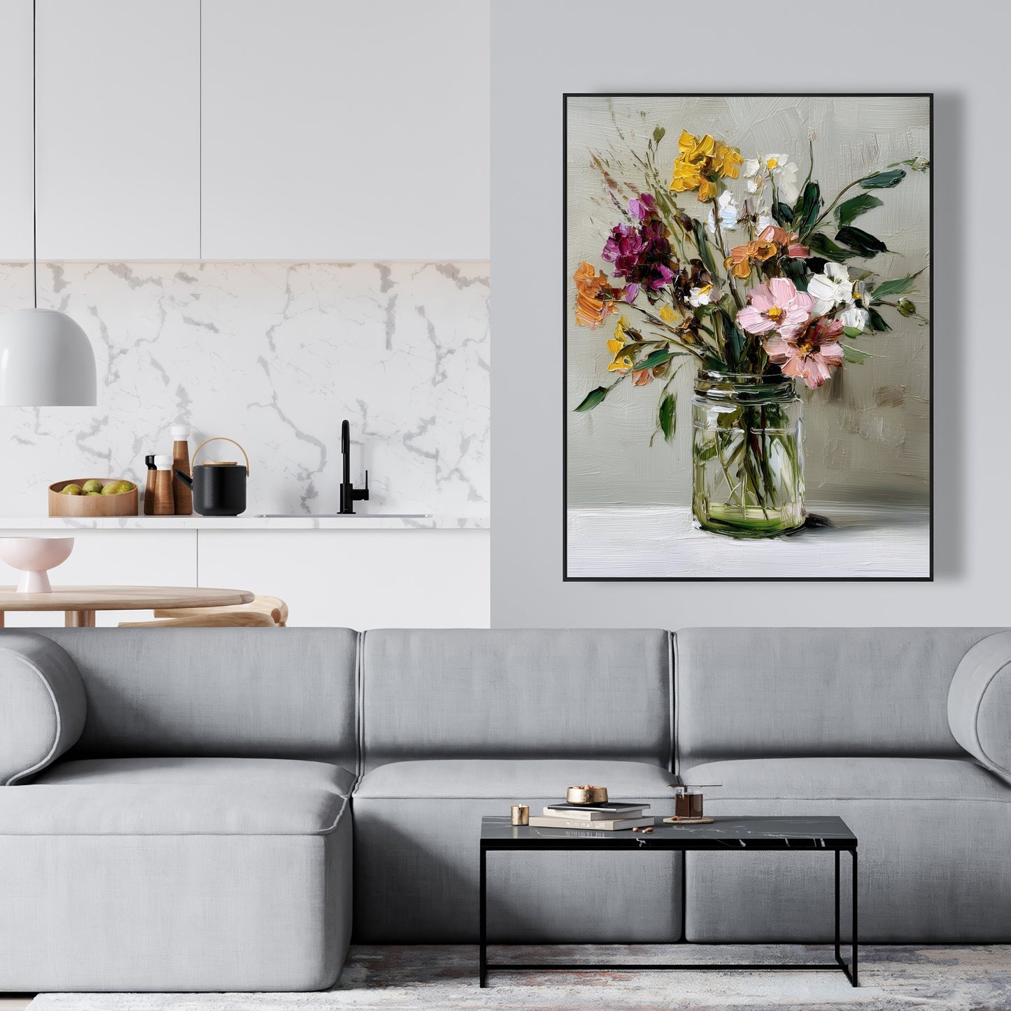 Still life - 24"x24" Framed canvas