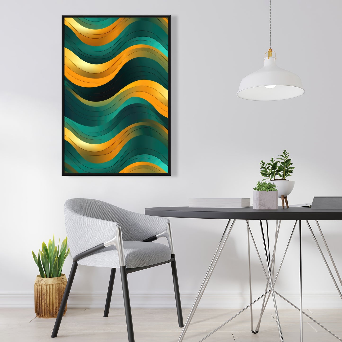 Voluptuous - Framed Canvas - Print on demand