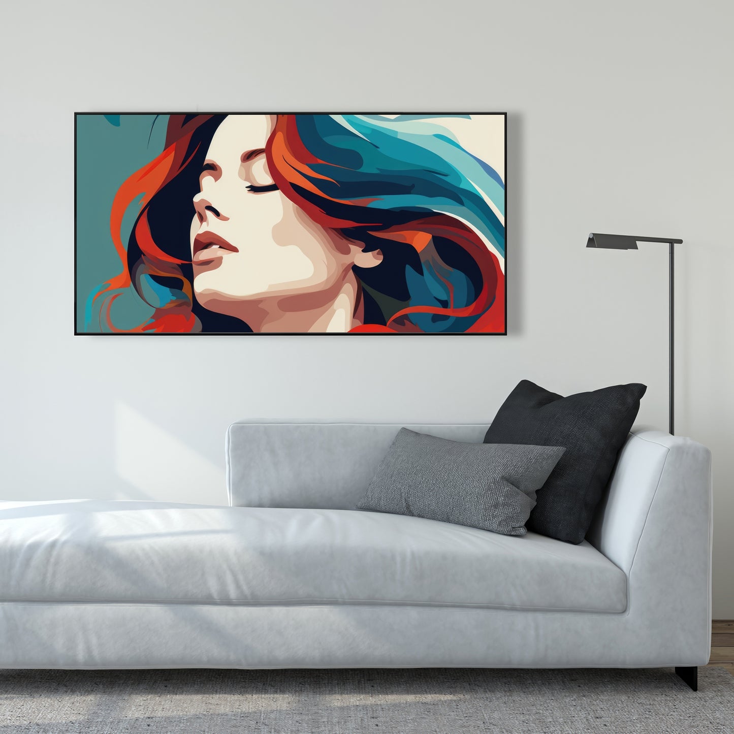 Zen - Framed Canvas - Print on demand