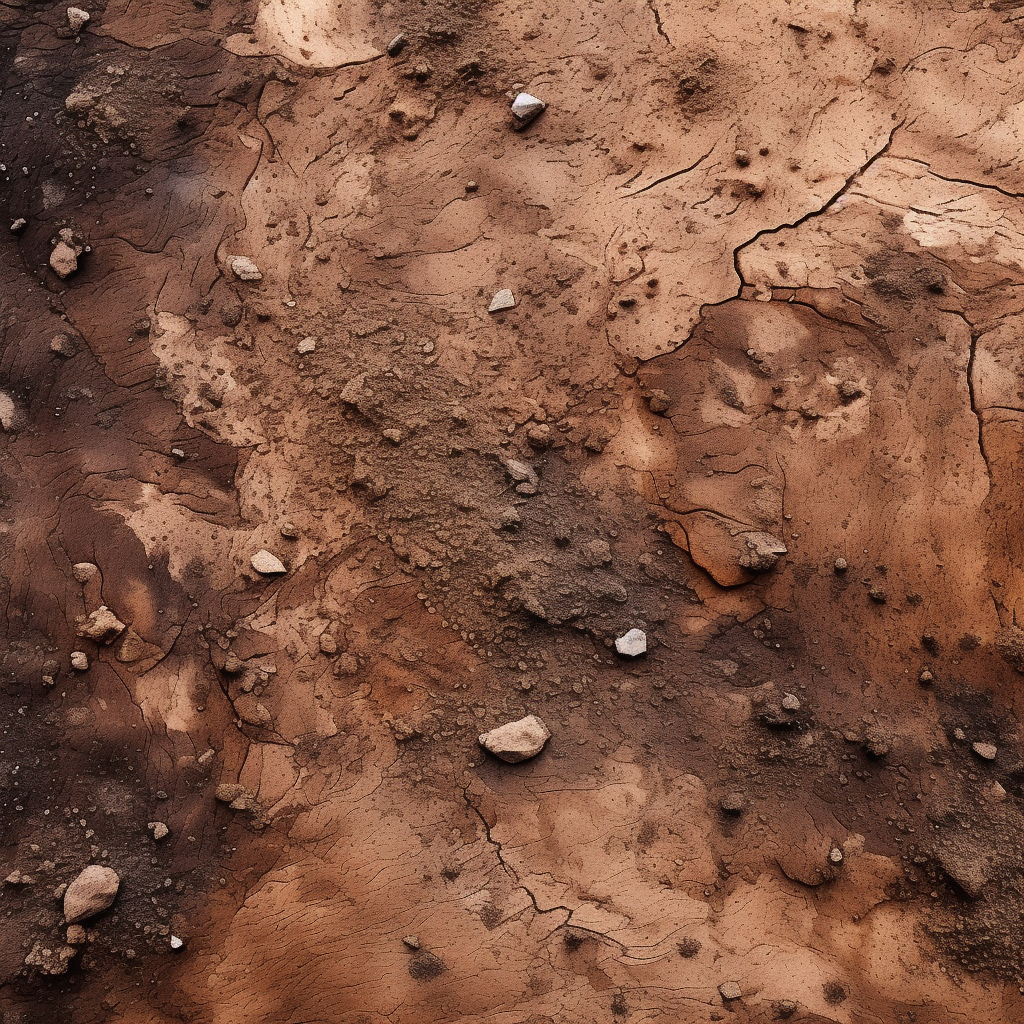 Mud and stones - Shower Curtain
