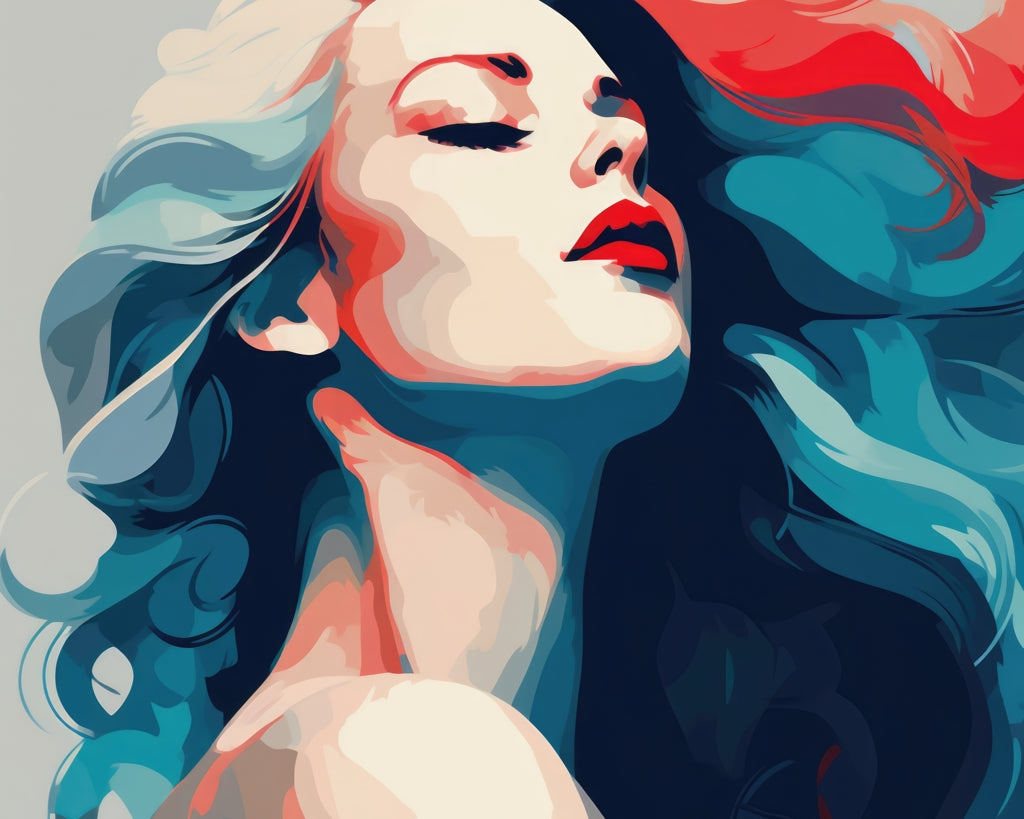 Beauty at its purest - Framed Canvas - Print on demand