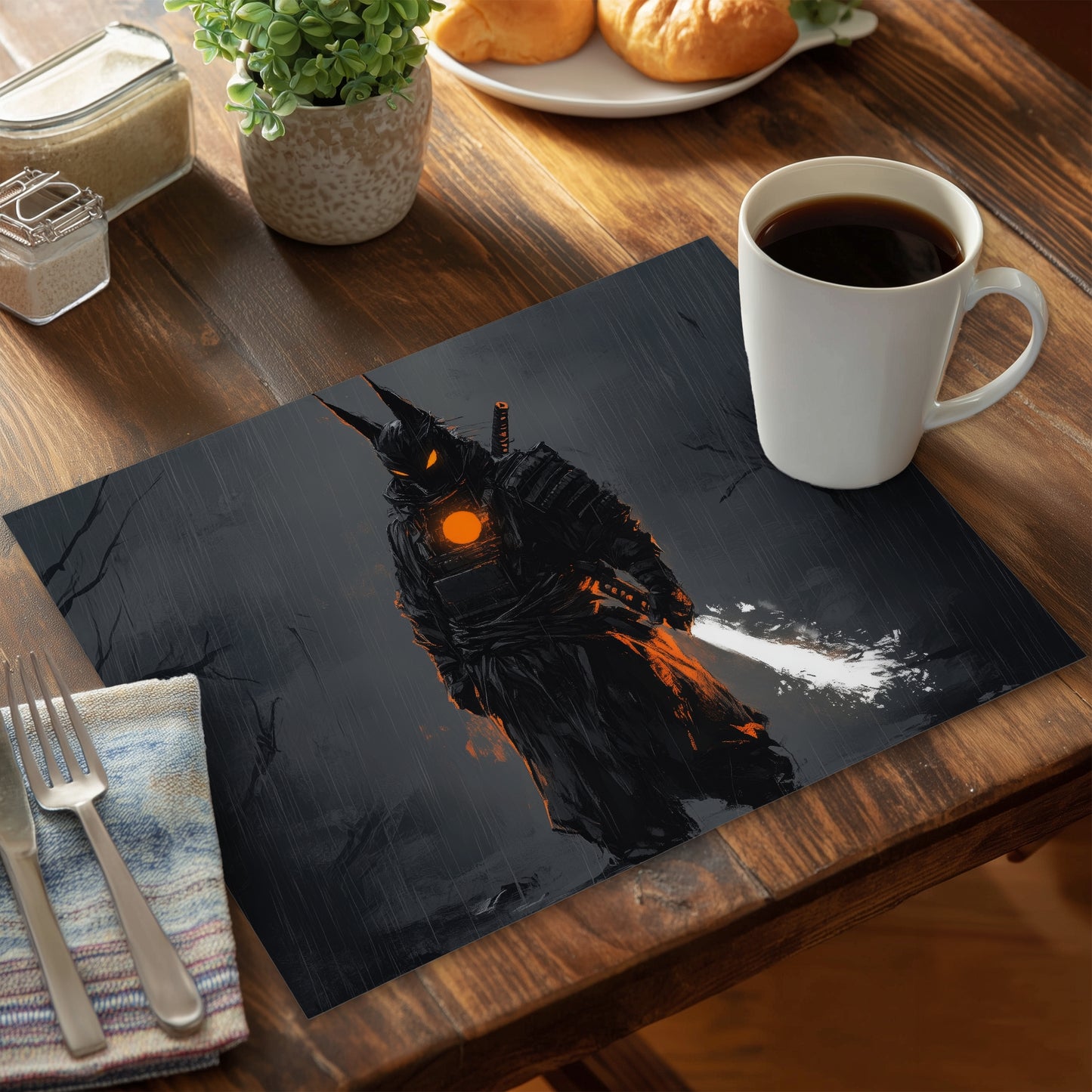 Blazing Polyester Placemat - Stylish Home Decor Accent