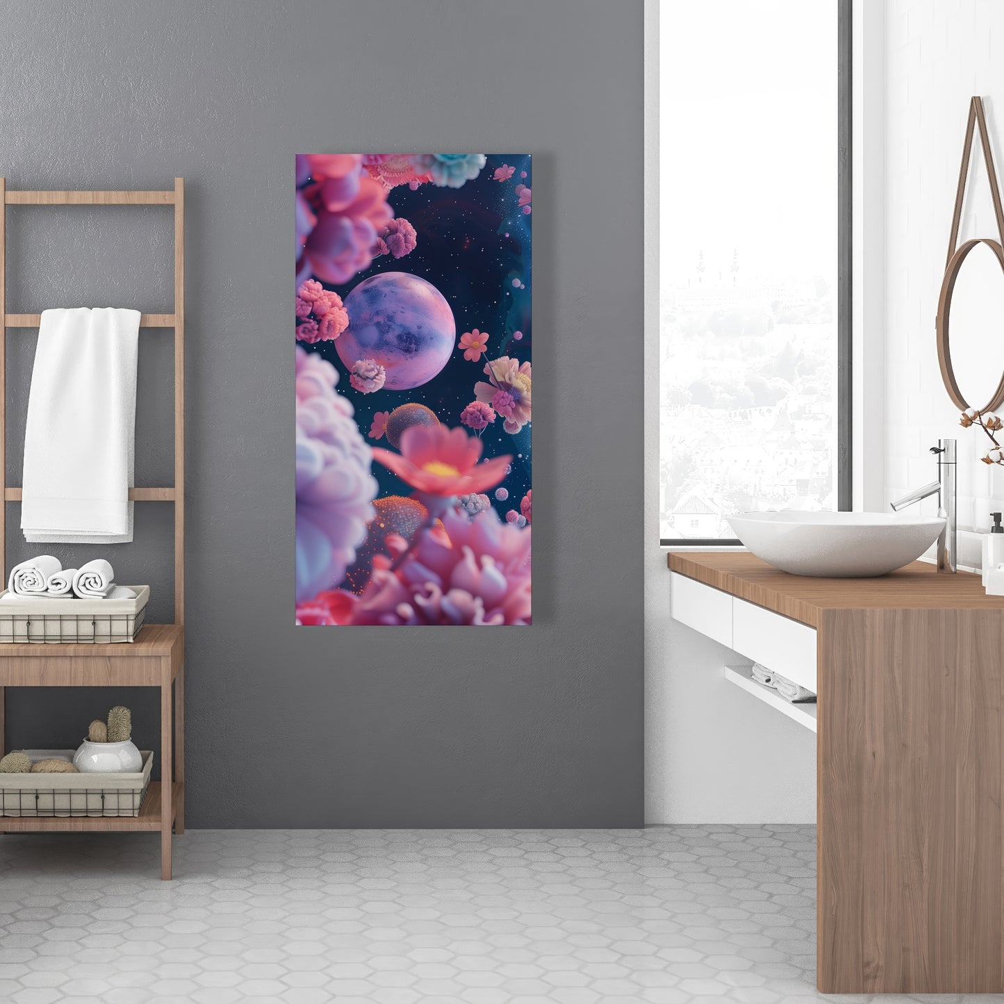 Pink void - 32"x32" Canvas