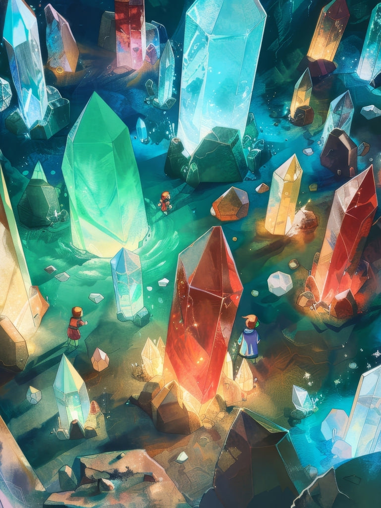 The quest - Framed Canvas - Print on demand