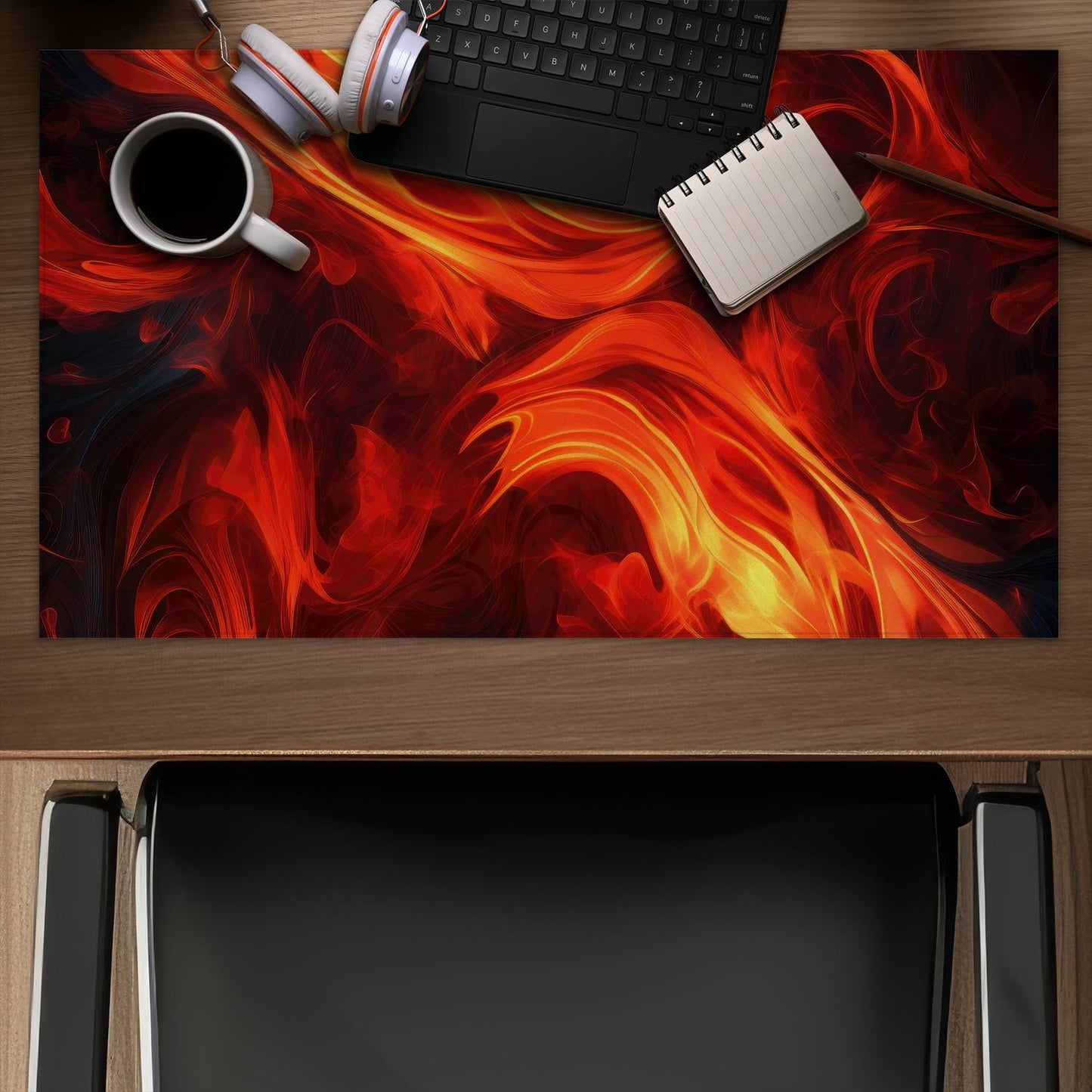 Total blaze - Desk mat - Print on demand
