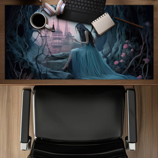 Morose Cave Black Desk Mat for Stylish Home Decor | Buy Now