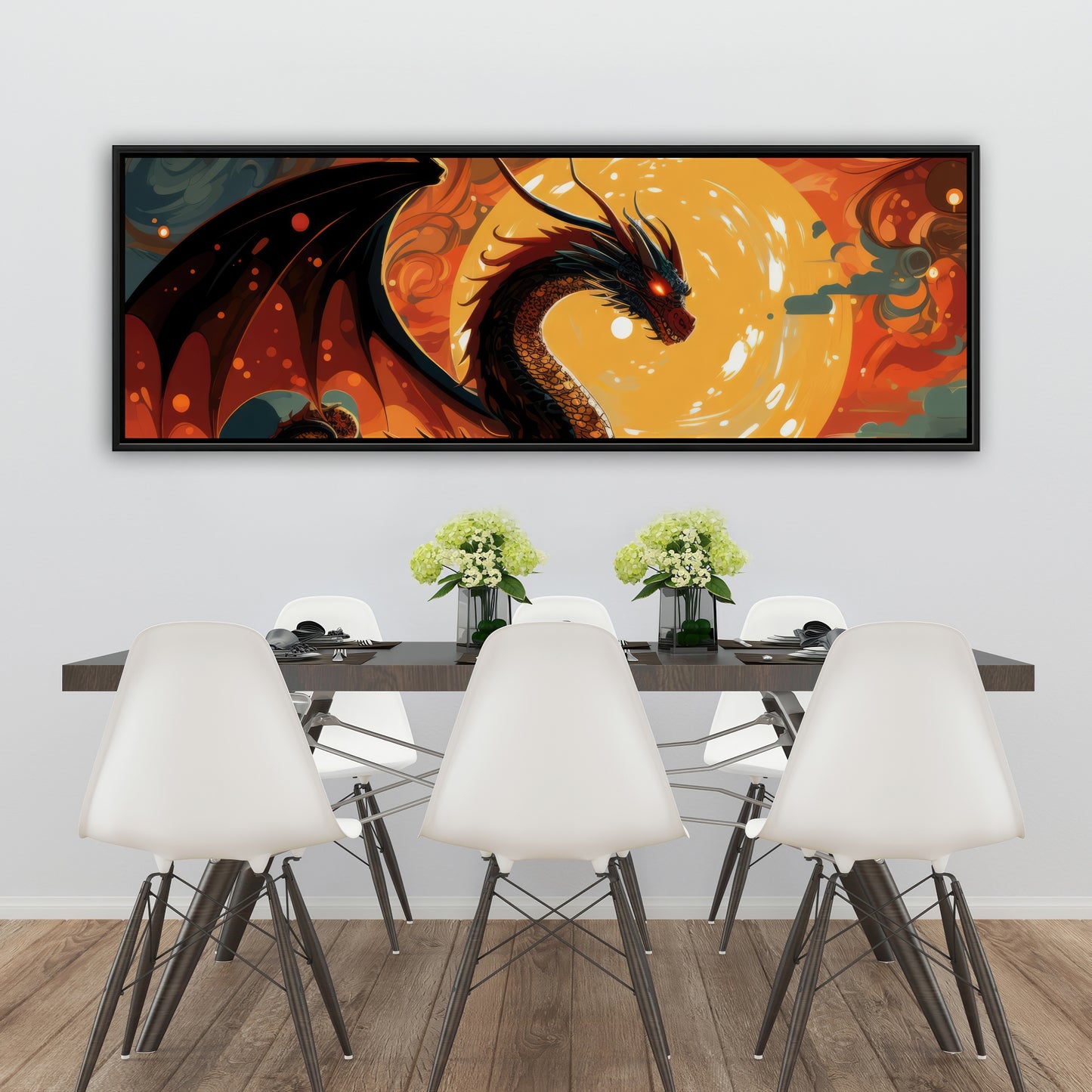Imminent destruction - 36"x36" Framed canvas