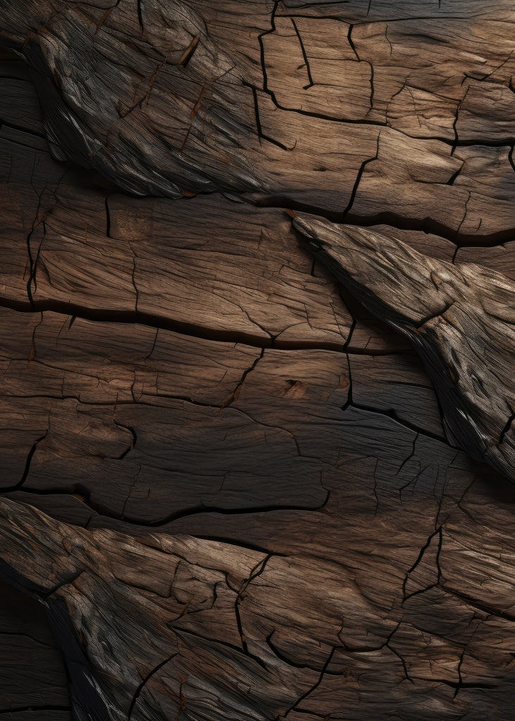 Brown wood - 17"x24" Bath mat