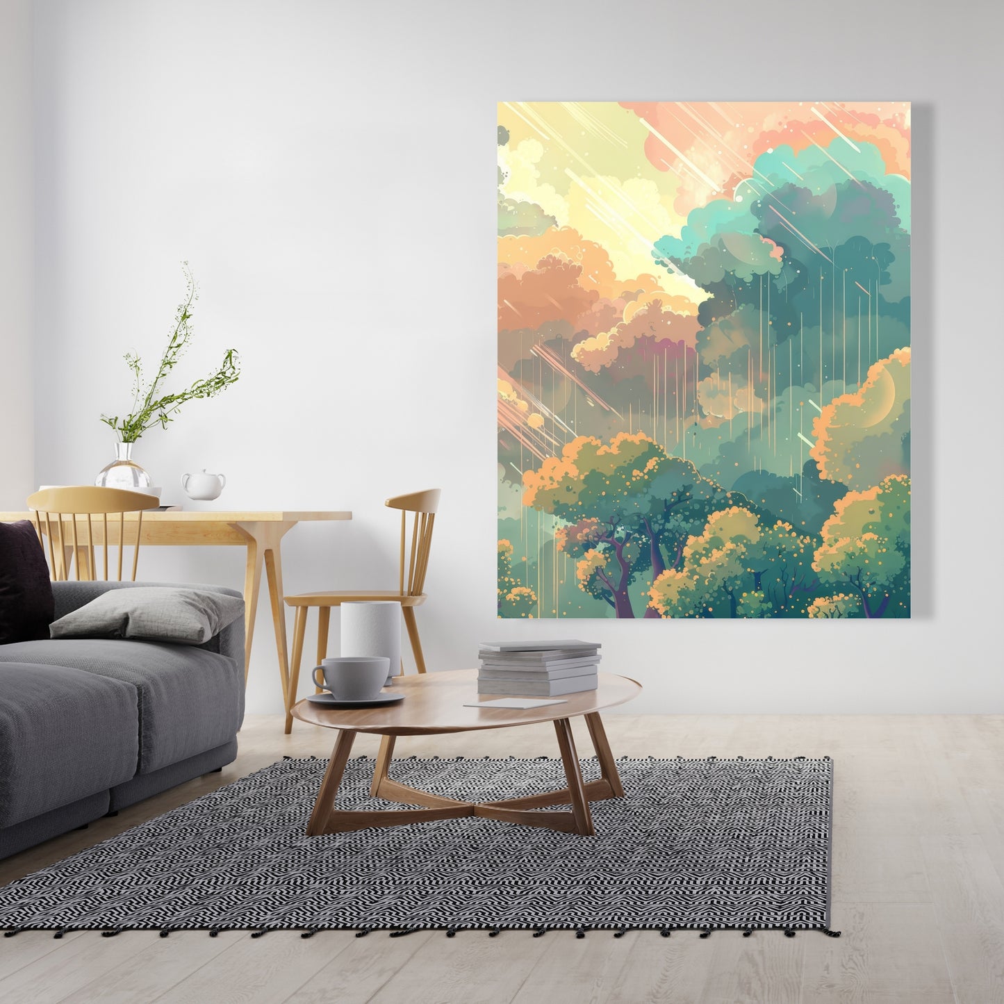 Crystal winds - 32"x32" Canvas