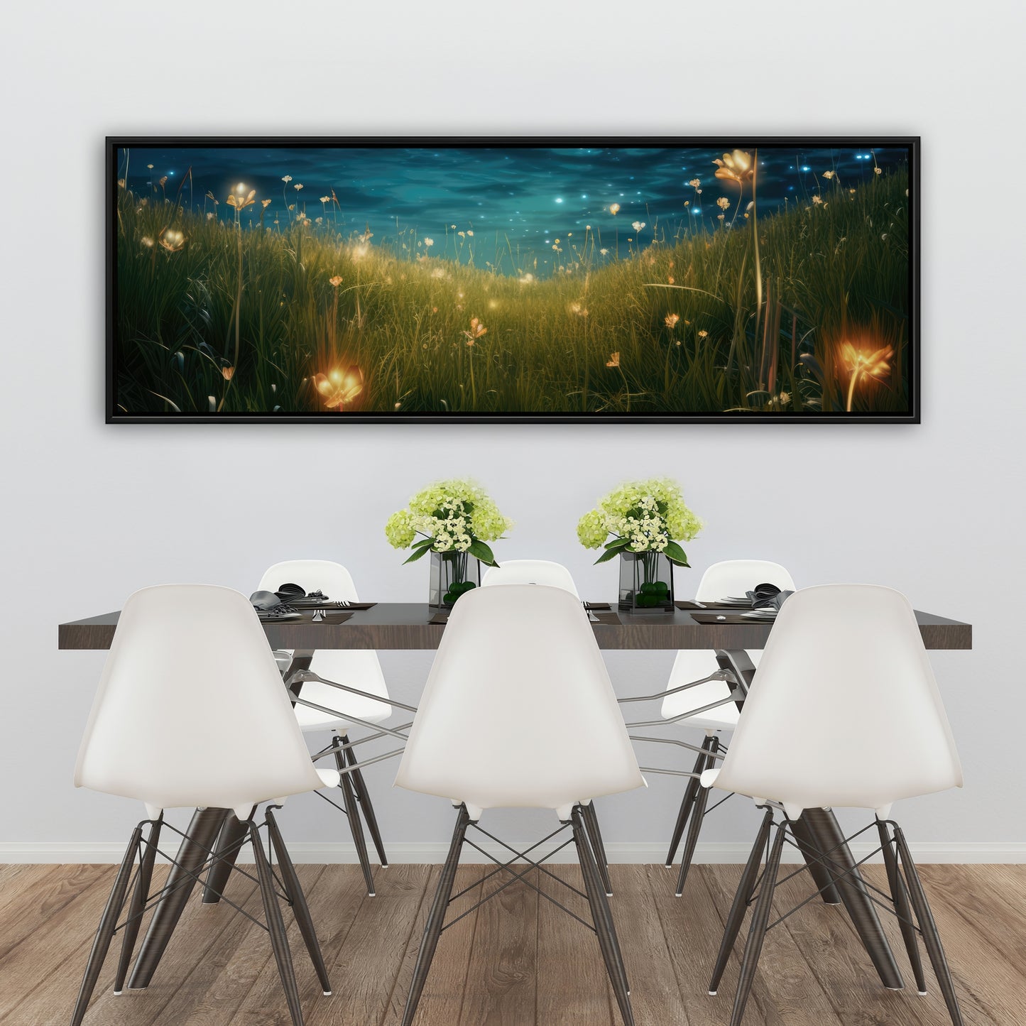 The night sky - 36"x36" Framed canvas