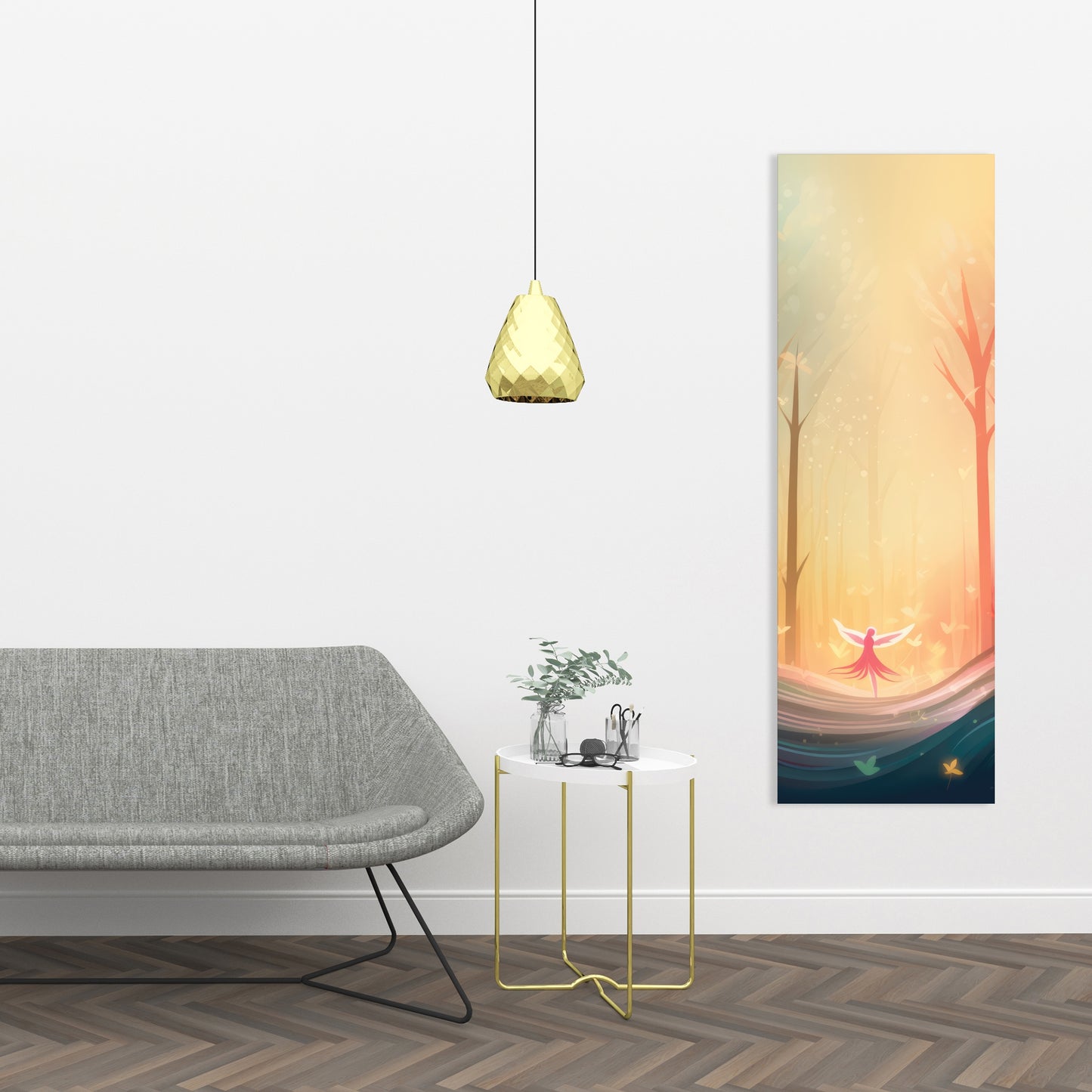 Enchanted Yellow Canvas | Vibrant Home Decor Artwork
