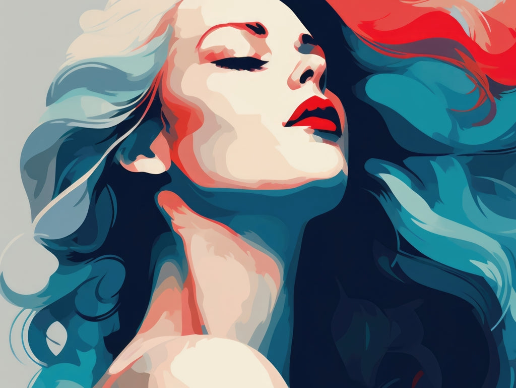 Beauty at its purest - Framed Canvas - Print on demand