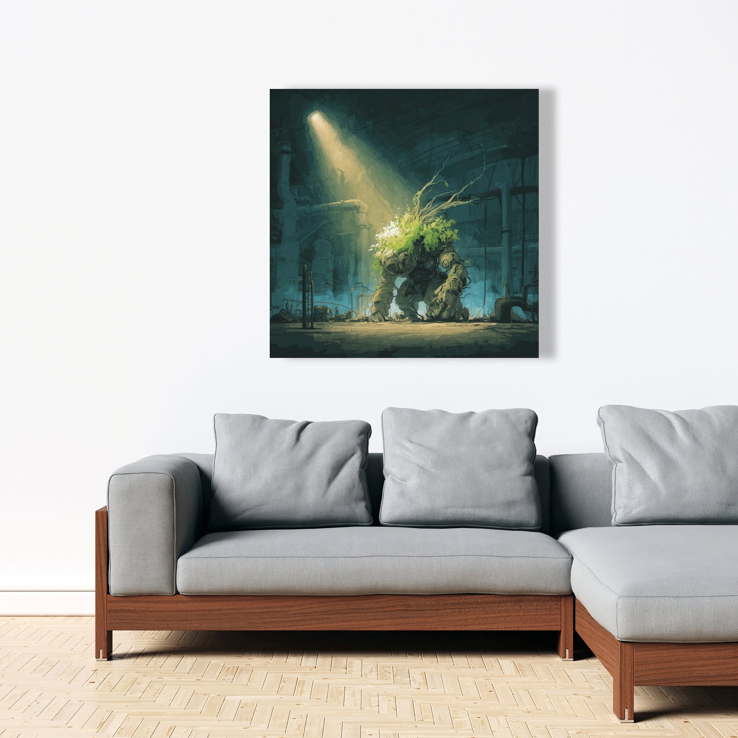 The golem - 24"x24" Canvas