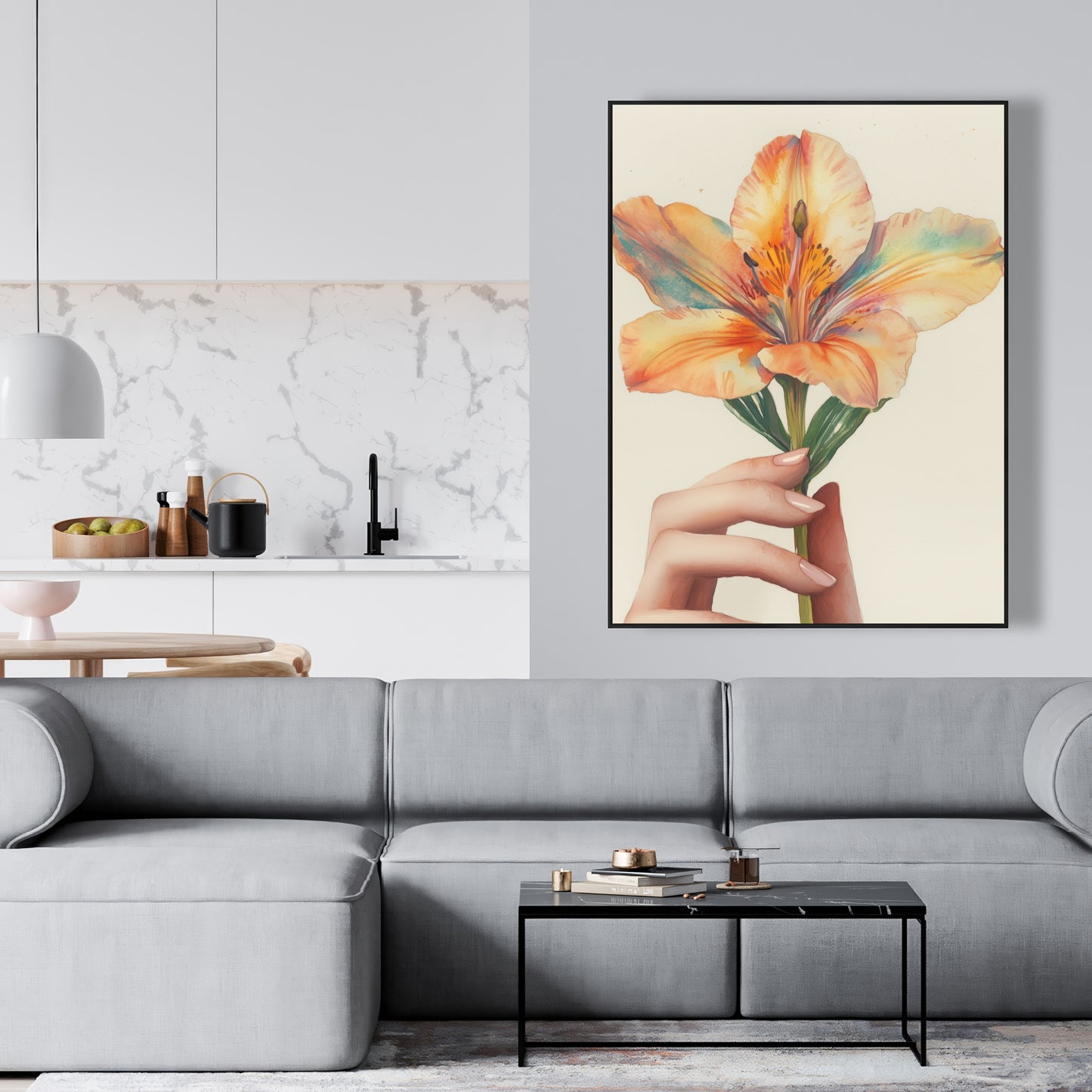 Ahold - 24"x24" Framed canvas