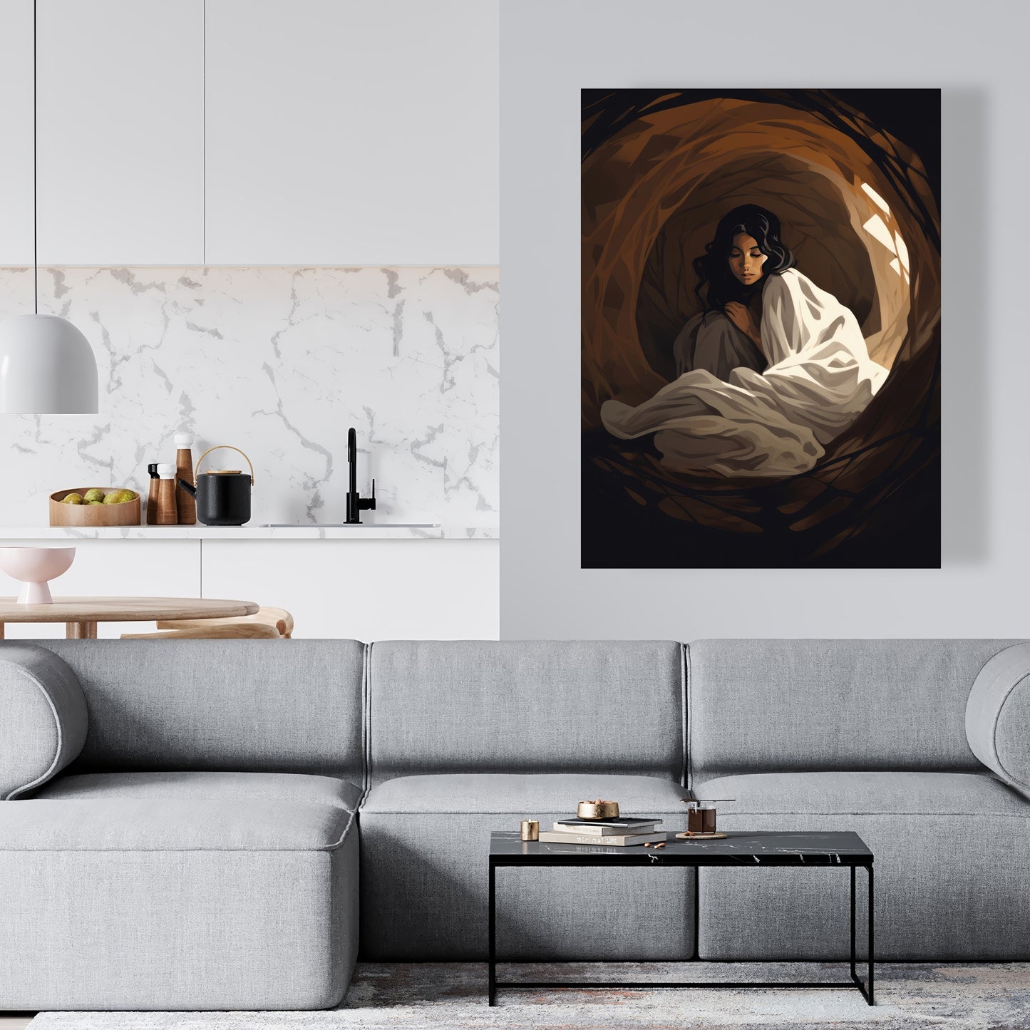 Warm embrace - 32"x32" Canvas