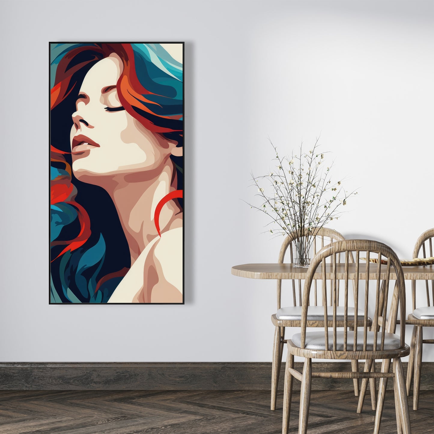 Zen - Framed Canvas - Print on demand