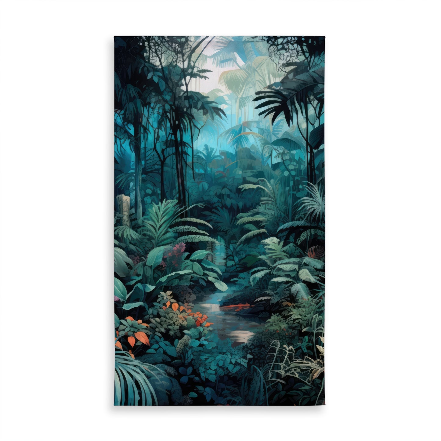 Deep in the jungle - Orange Indoor/Outdoor Tablecloth | Decor