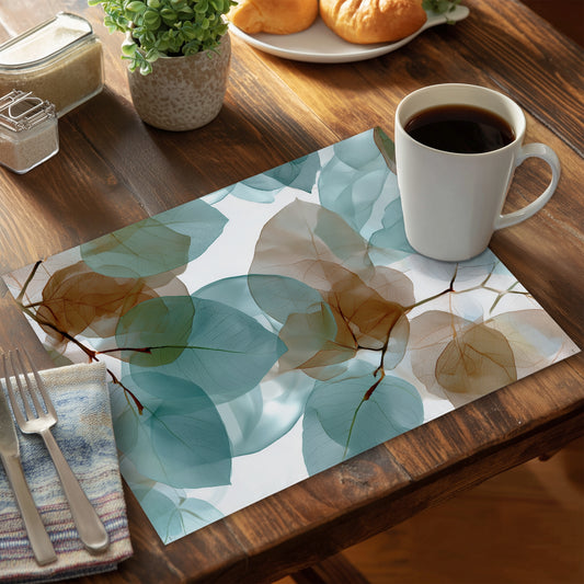 Translucent Leaves Polyester Placemat - Stylish Home Decor