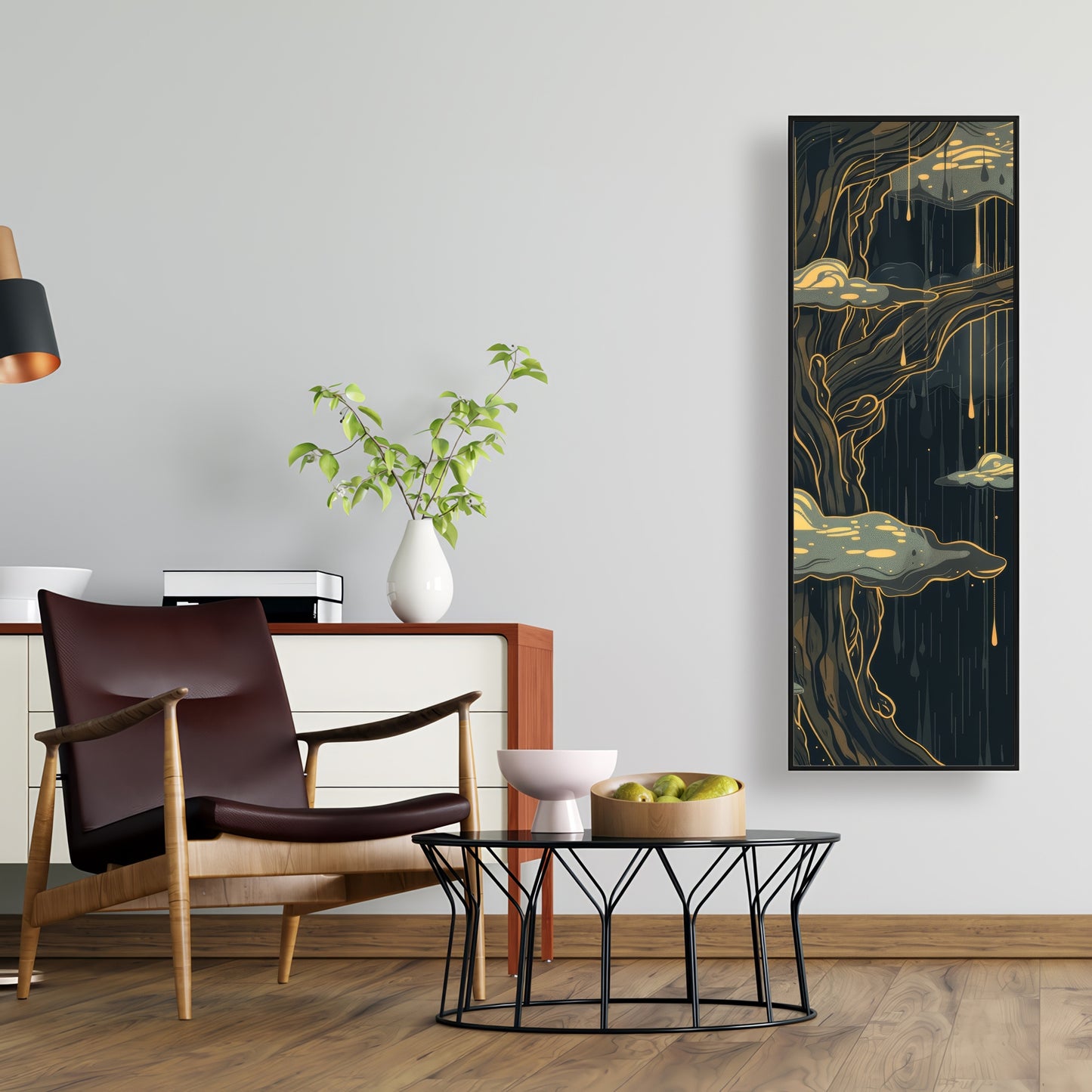 Goopy - 36"x36" Framed canvas