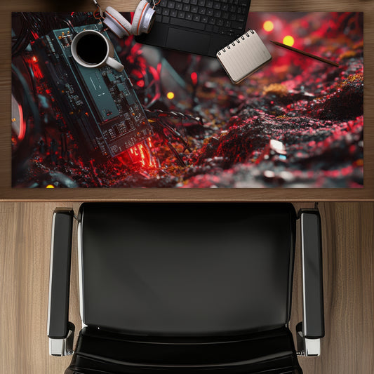 Beep boop - Desk Mat