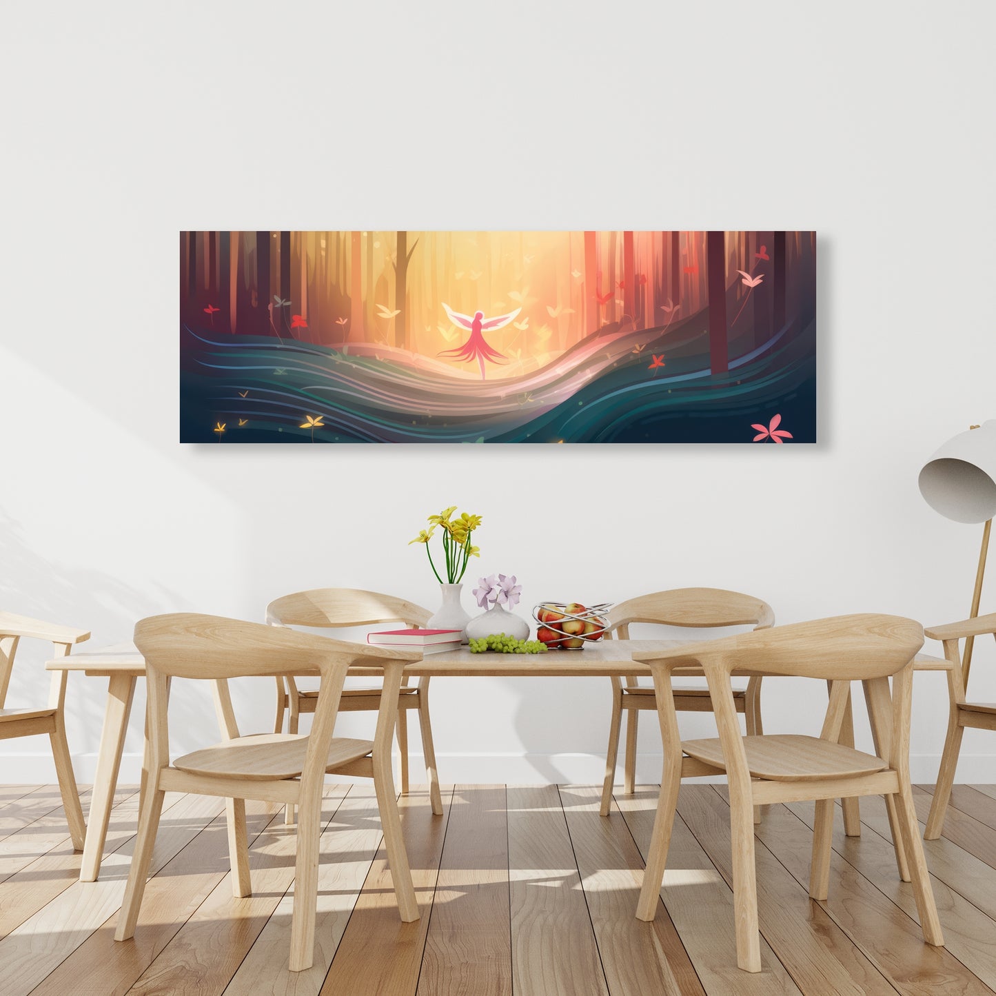 Enchanted Yellow Canvas | Vibrant Home Decor Artwork