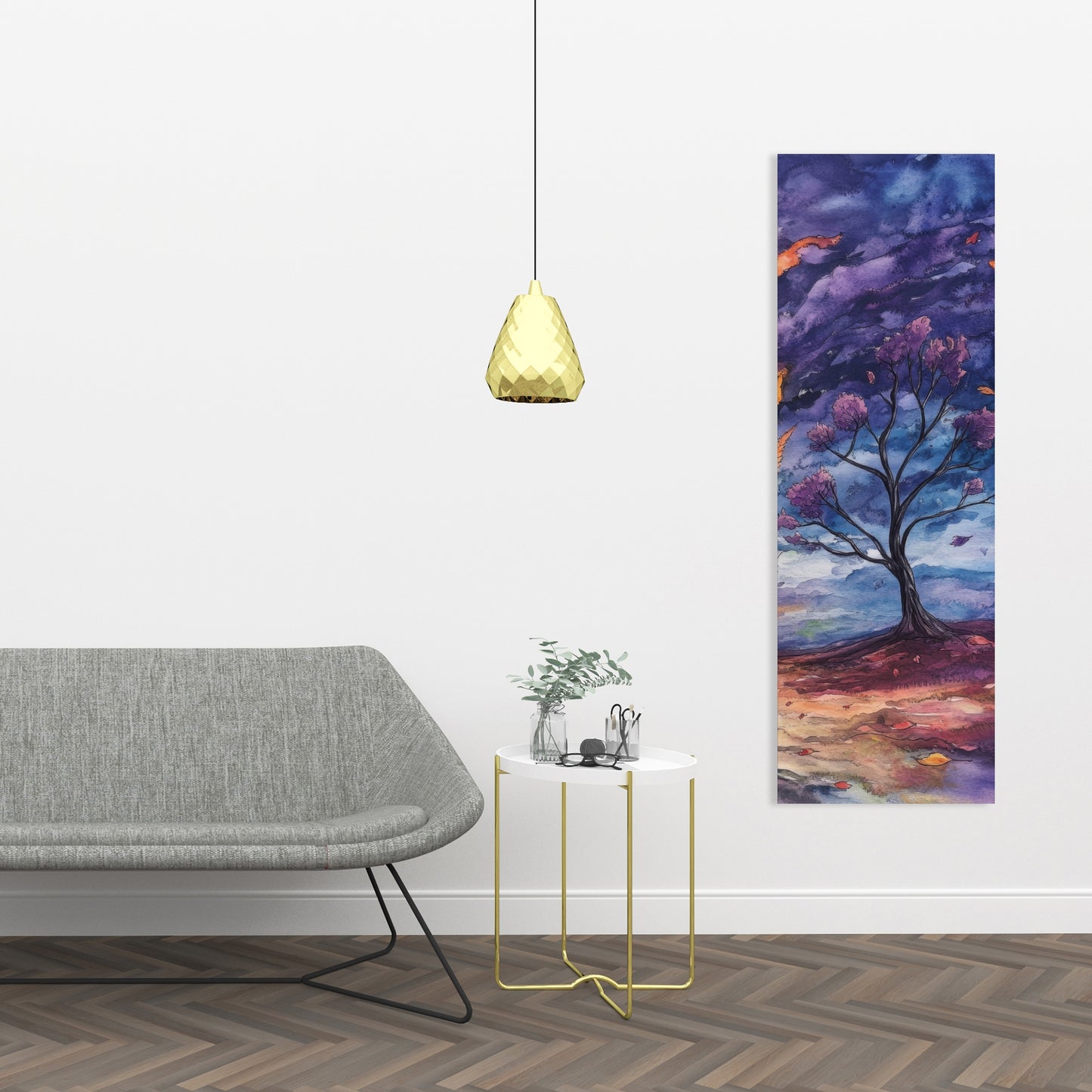 Before the Storm - Blue Canvas Home Decor Art Piece