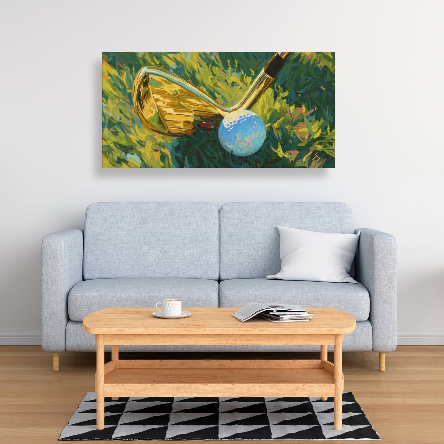 Golden club - 32"x32" Canvas