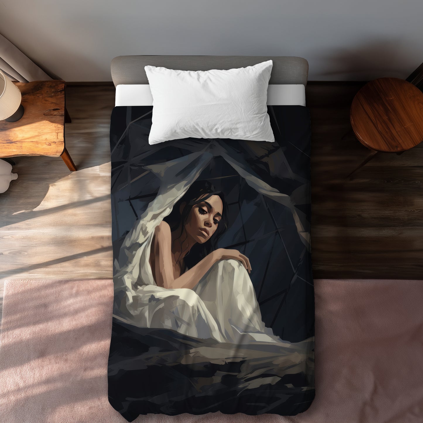 Cocooned Beige Duvet Cover - Stylish Home Decor Essentials
