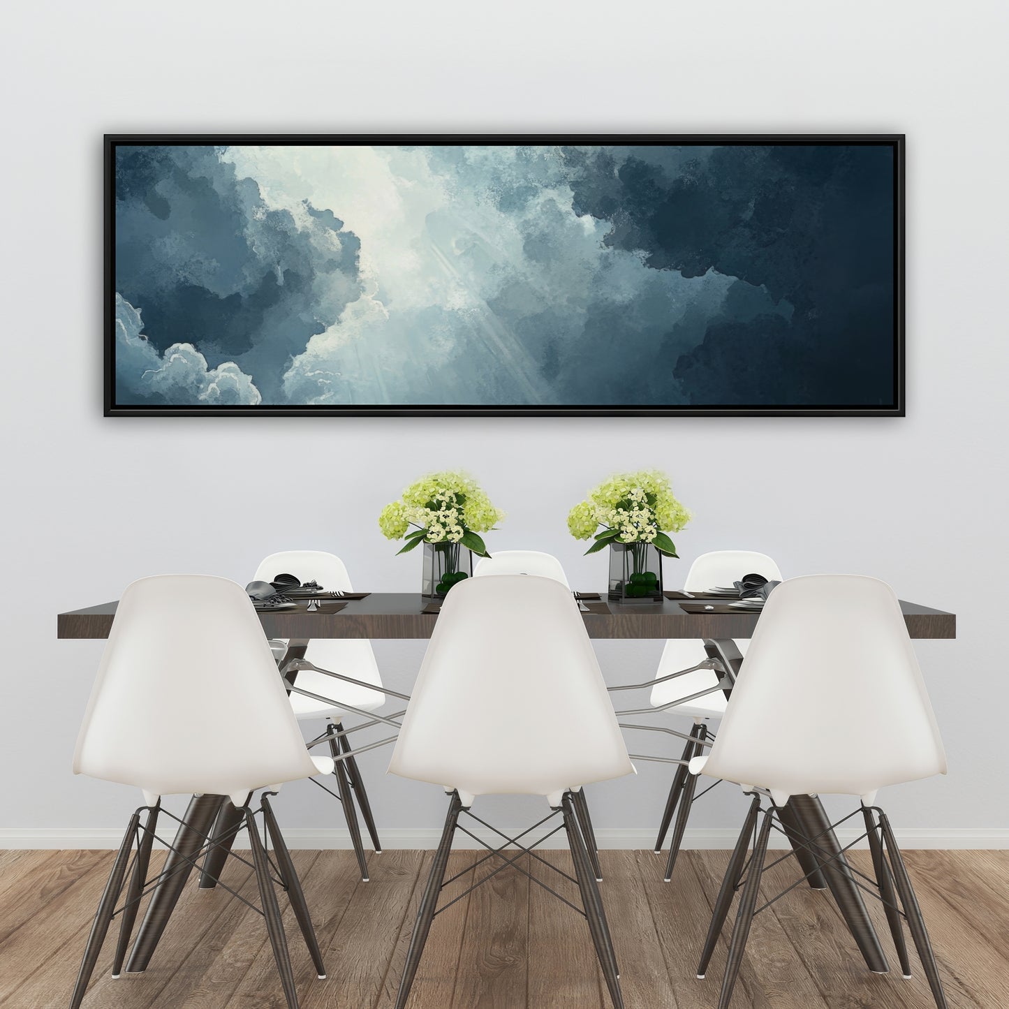 Afterglow - 36"x36" Framed canvas