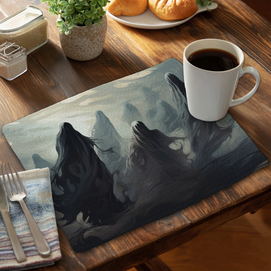 Blue Braided Polyester Placemat | Searching for Souls Decor