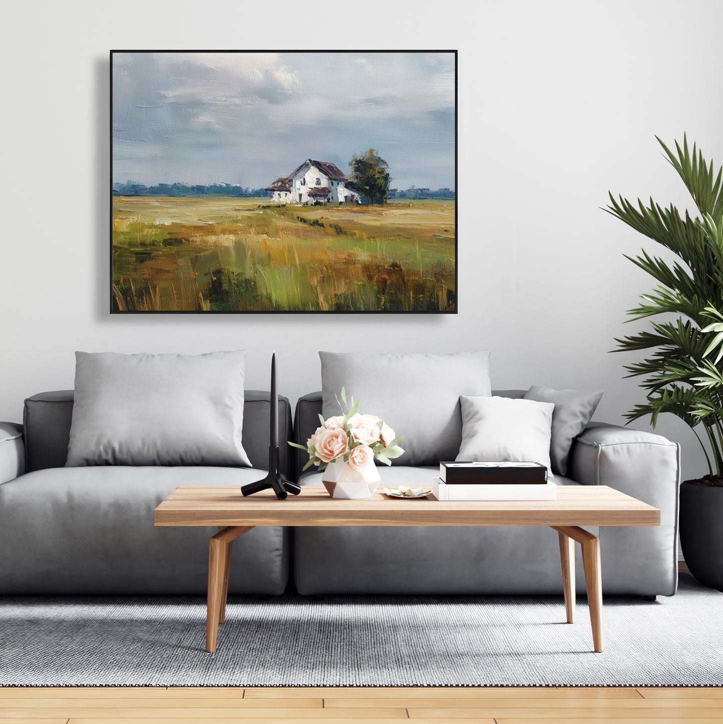 Marsh - 24"x24" Framed canvas