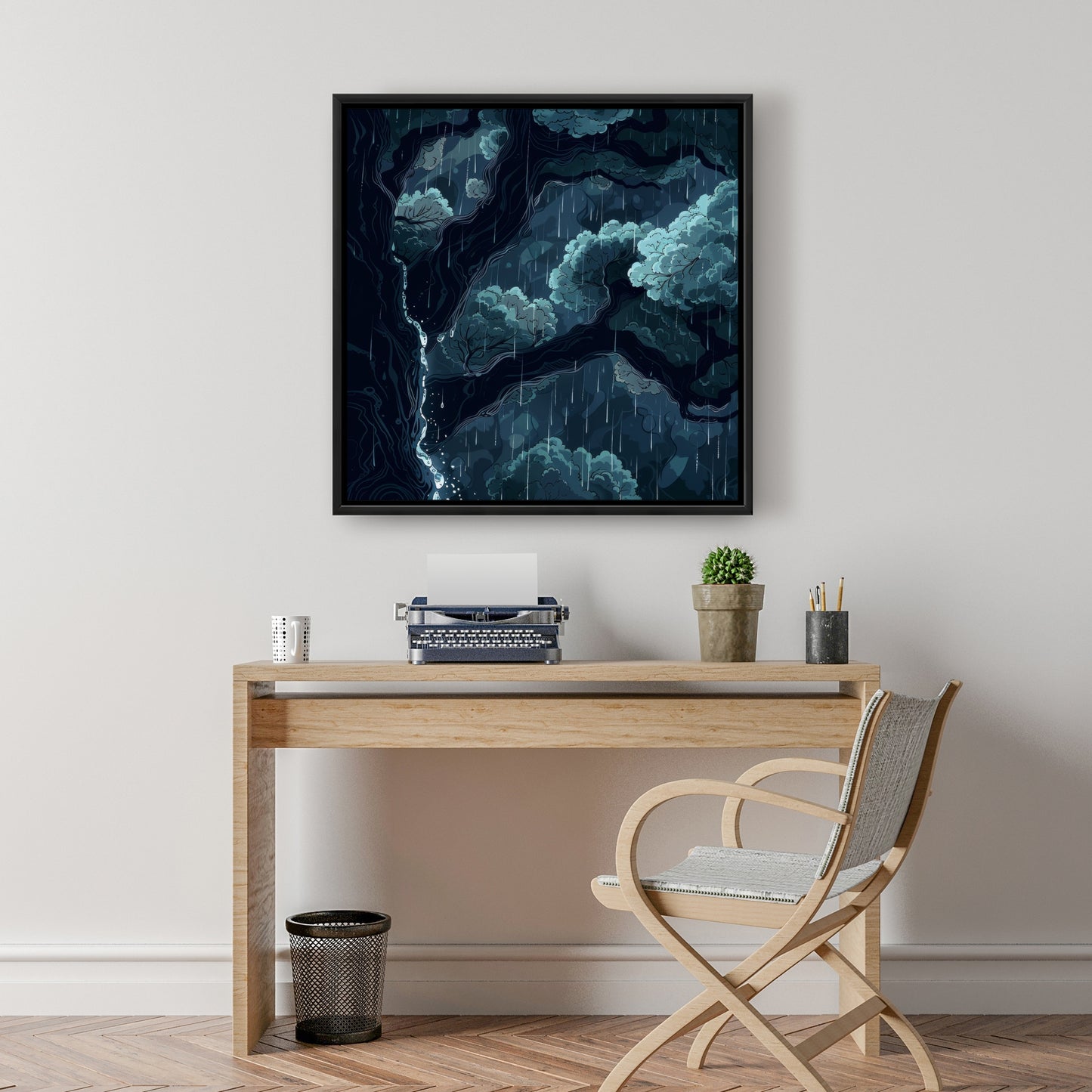 Canopy - 36"x36" Framed canvas