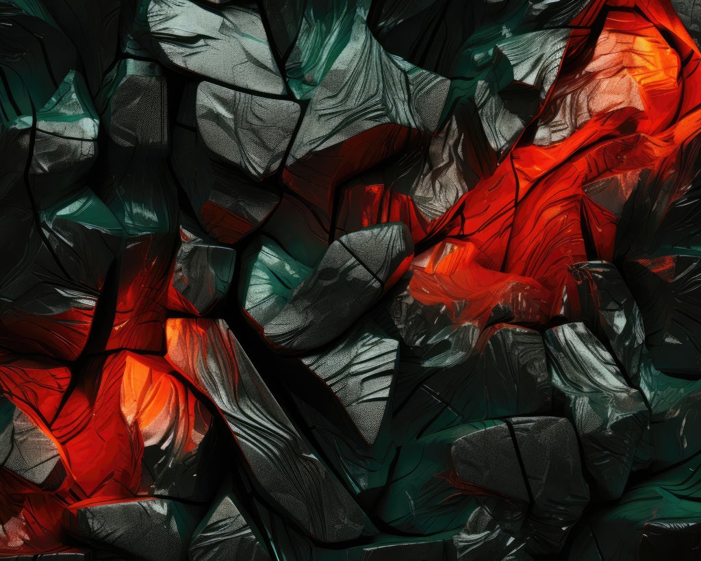 Hiding Under - Black Braided Polyester Placemat for Home Decor